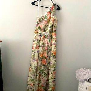 David’s Bridal One Shoulder Bridesmaid Dress